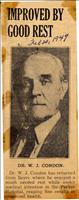 Condon, Dr. W.J